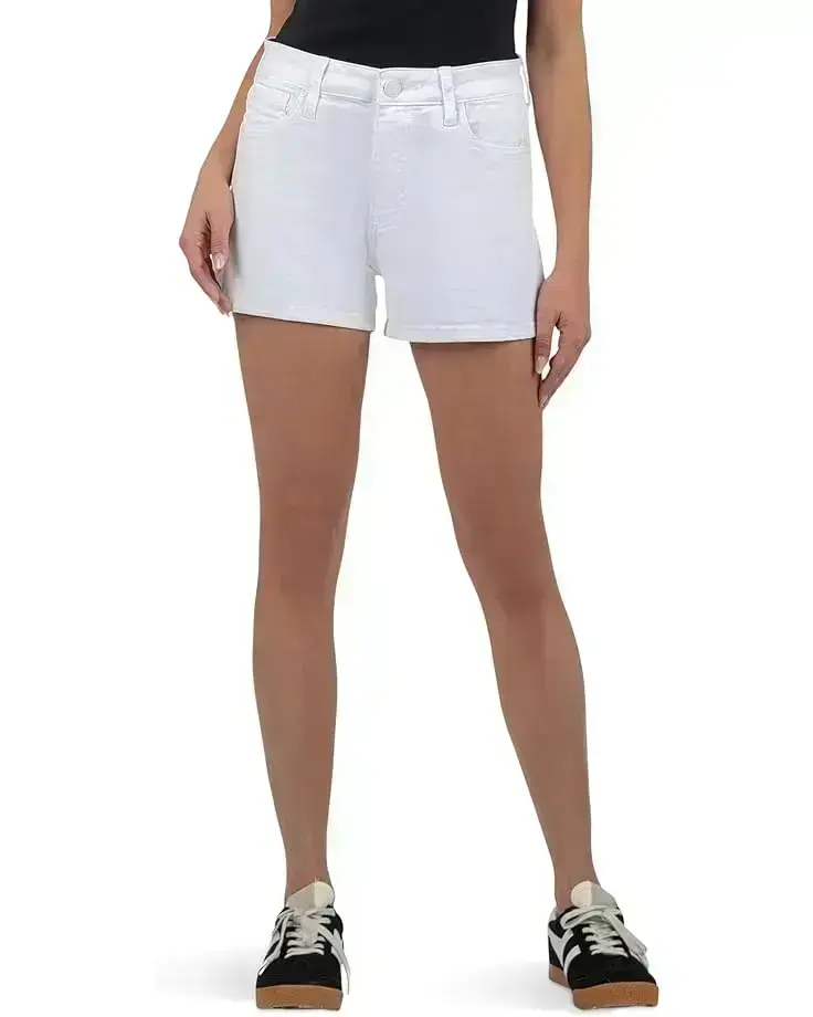 Women's KUT from the Kloth Jane High-Rise Shorts With Five Pockets With Regular Hem