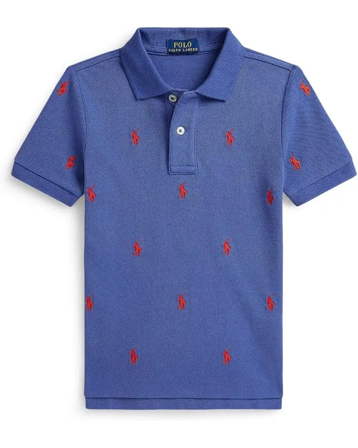 Polo Pony Cotton Mesh Polo Shirt (Toddler/Little Kid)