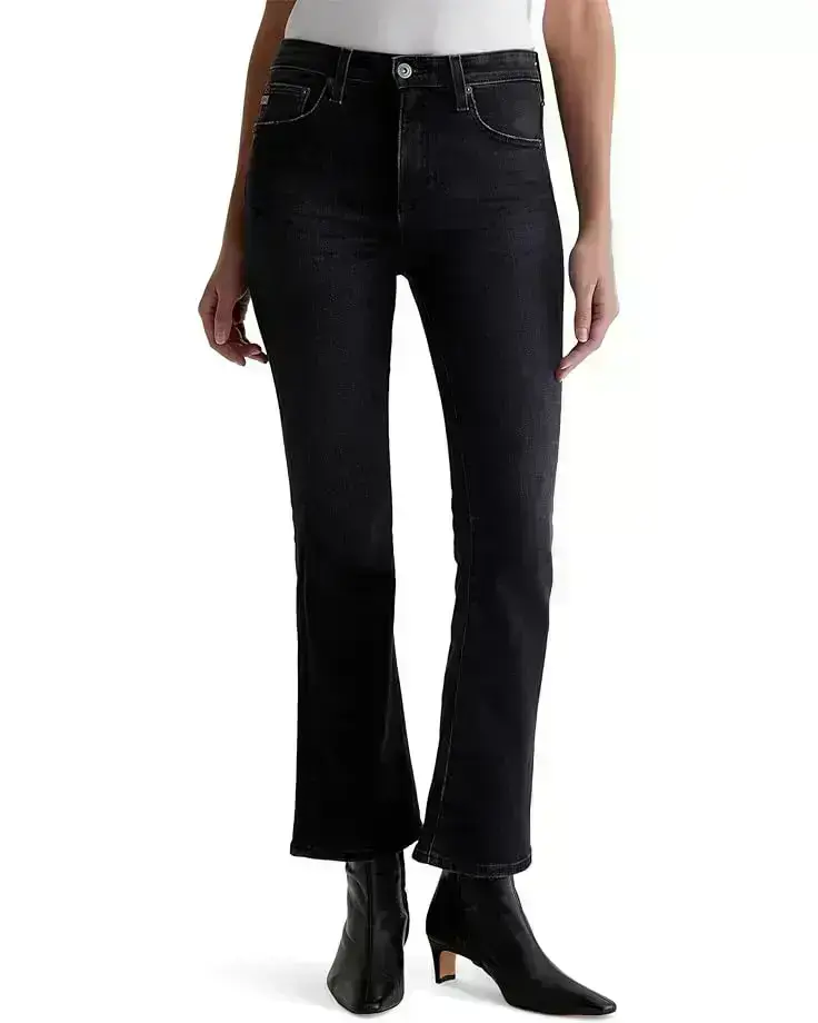 Farrah Mid-Rise Crop Boot Jeans in 2 Years Ginza