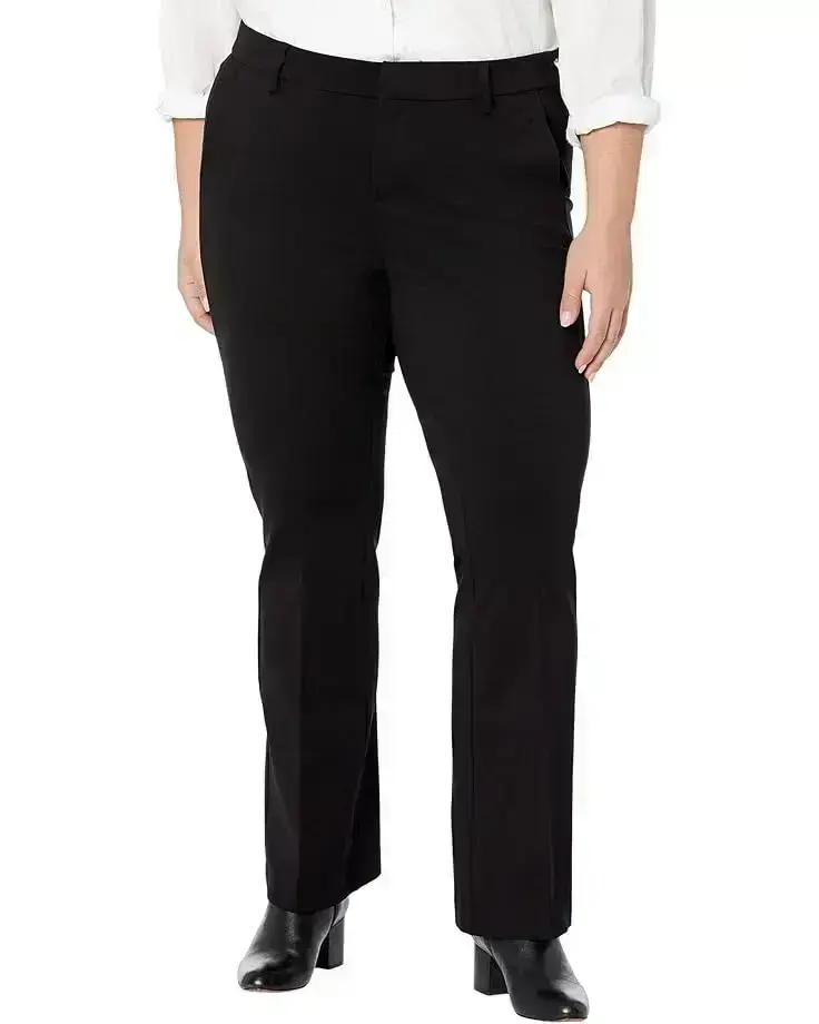 Women's Liverpool Los Angeles Plus Size Kelsey Knit Flare Trousers 31"