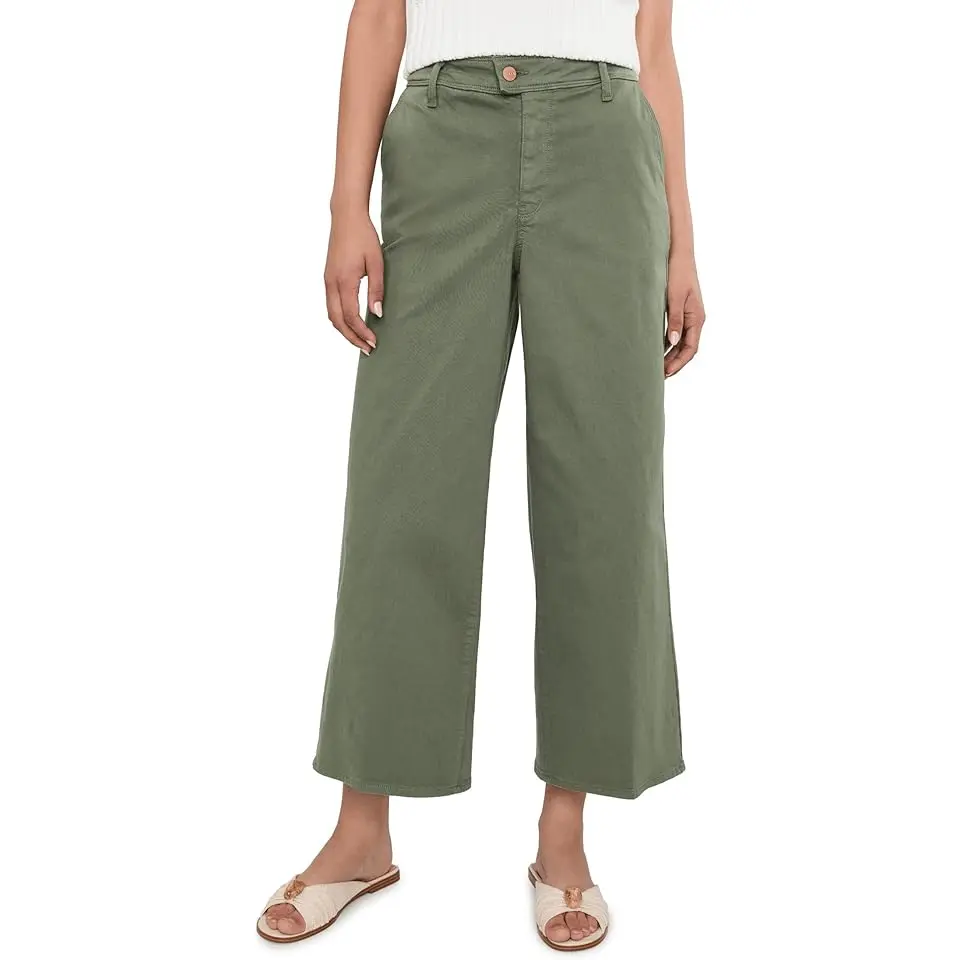 High-Rise Mona Wide Leg Trousers