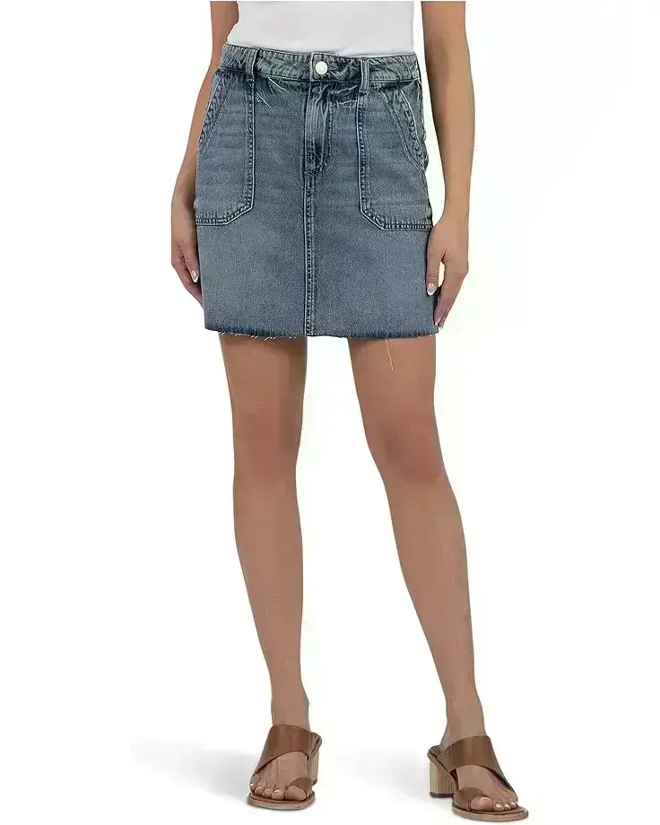 Women's KUT from the Kloth Bristol Skirt With Pork Chop Pockets