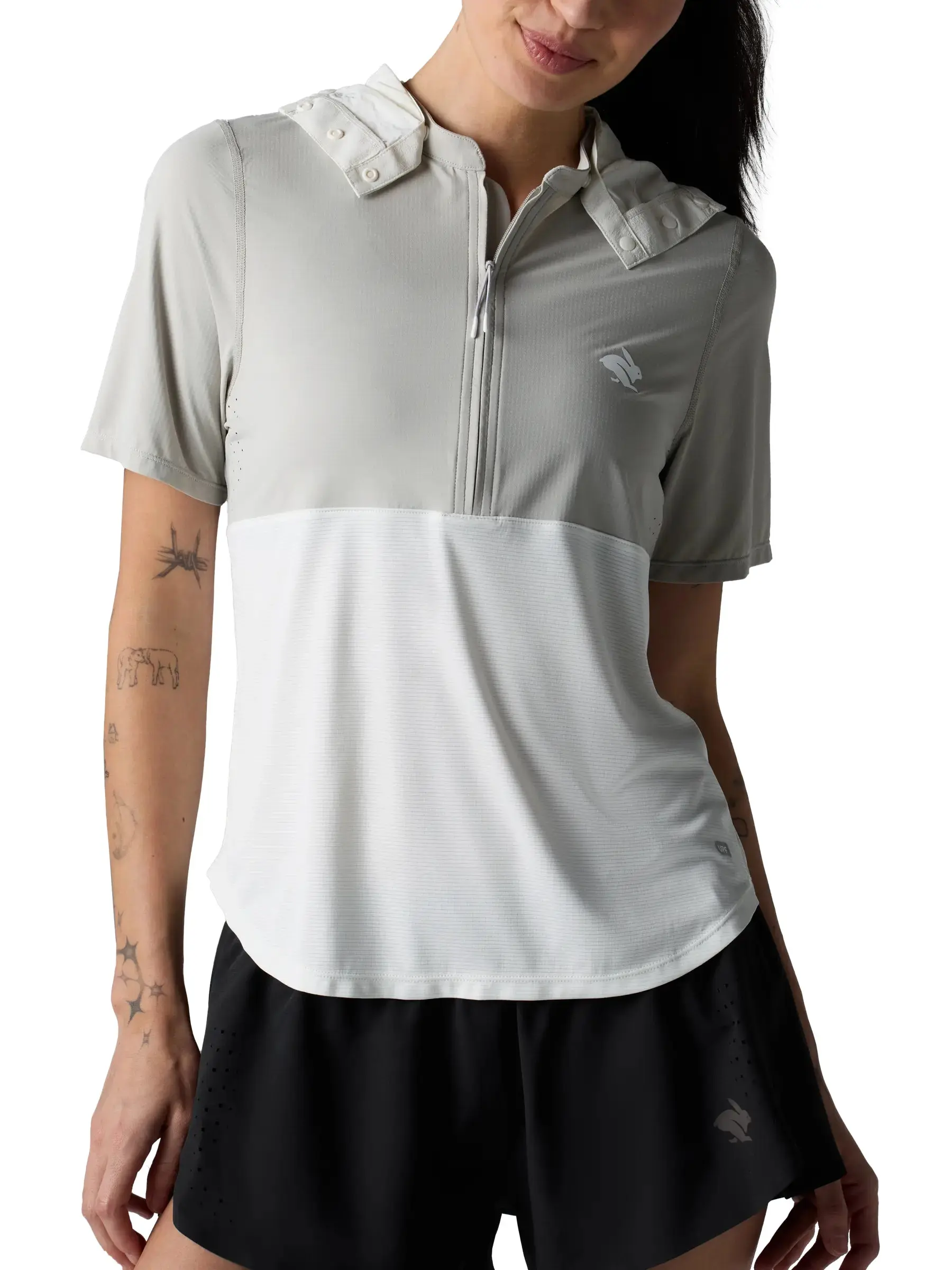 rabbit Women's Sunrunner UPF Hoodie SS Tee