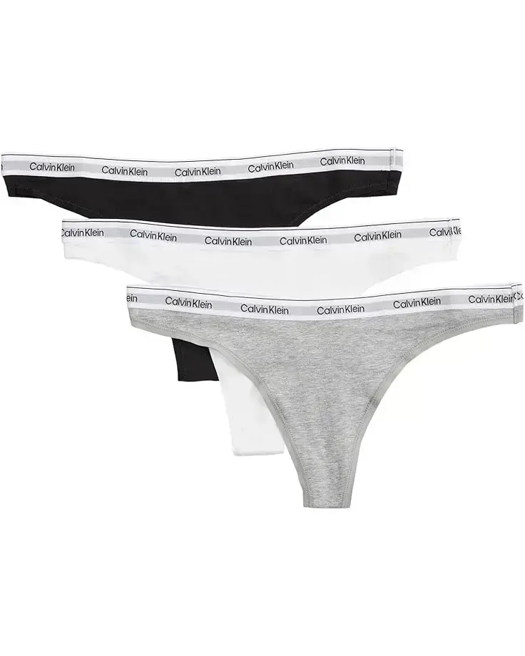 Women's Calvin Klein Underwear Modern Logo Thong 3-Pack
