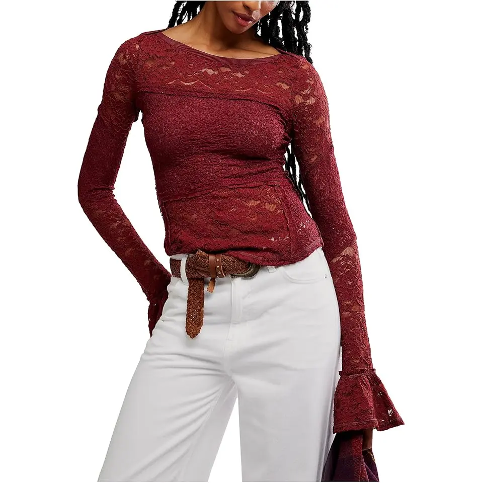 Lace Layering Long Sleeve