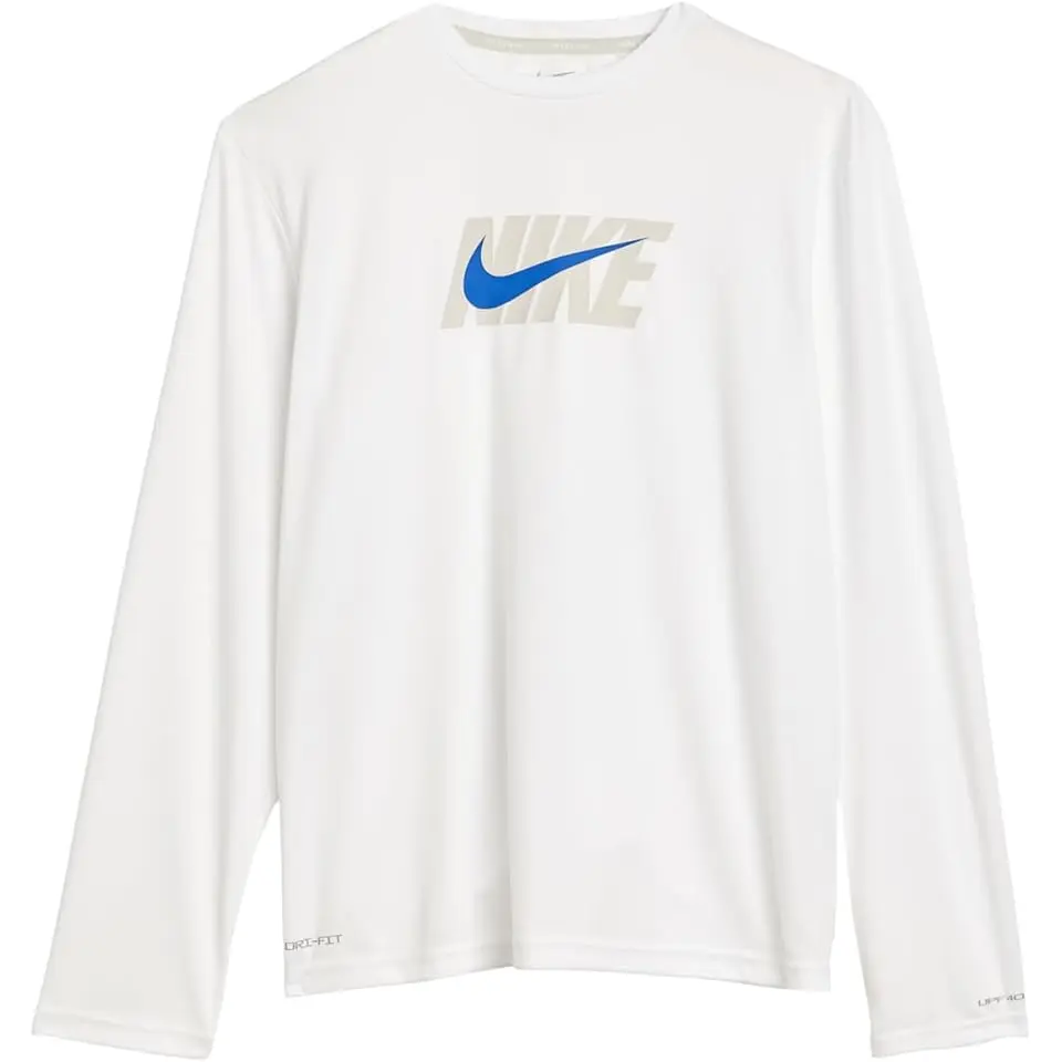 Hydroguard Swoosh Over Dri-Fit UV Long Sleeve Top (Little Kid/Big Kid)