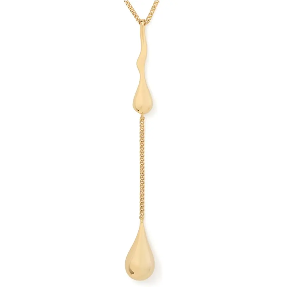 Molten Lariat Necklace