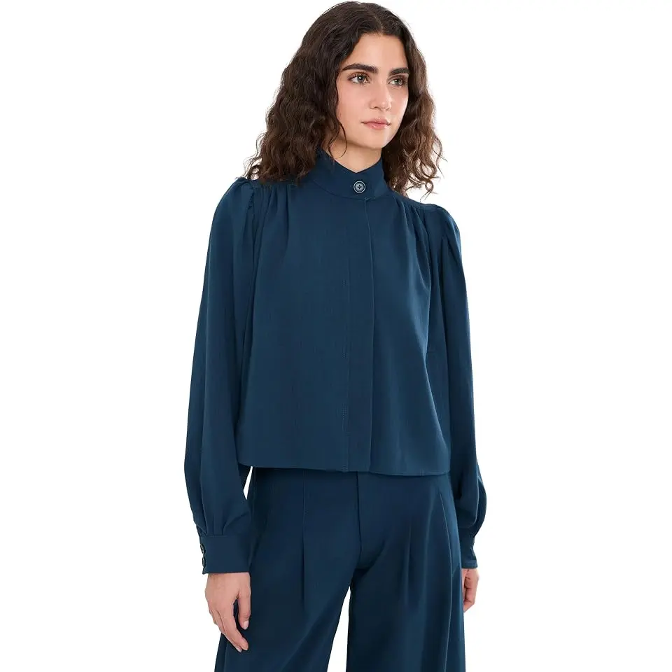 Puff Sleeve Woven Jacket