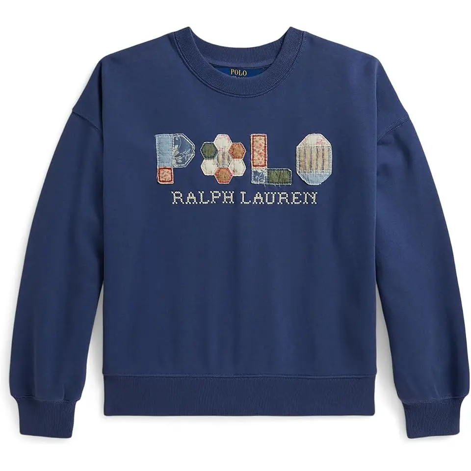 Patchwork-logo French Terry Sweatshirt (Big Kid)
