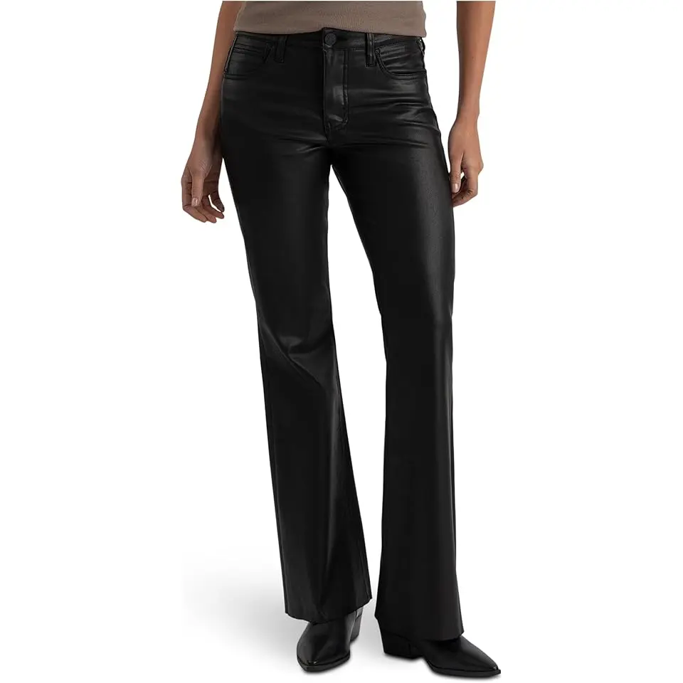 Stella High Rise Fab Ab Flare With Raw Hem