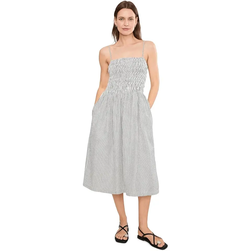 Peony Dress - Cotton Seersucker
