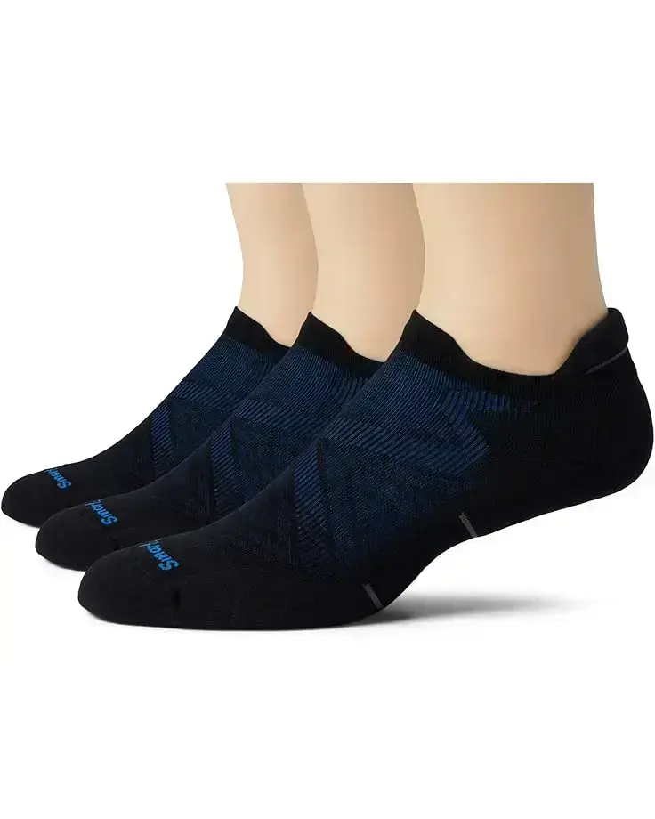 Men's Smartwool Run Targeted Cushion Low Ankle Socks 3-Pack