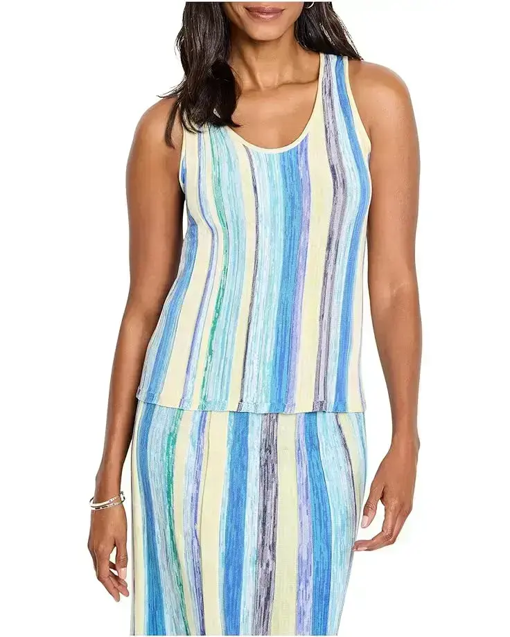 Women's NIC+ZOE Petite Coast Crush Knit Tank