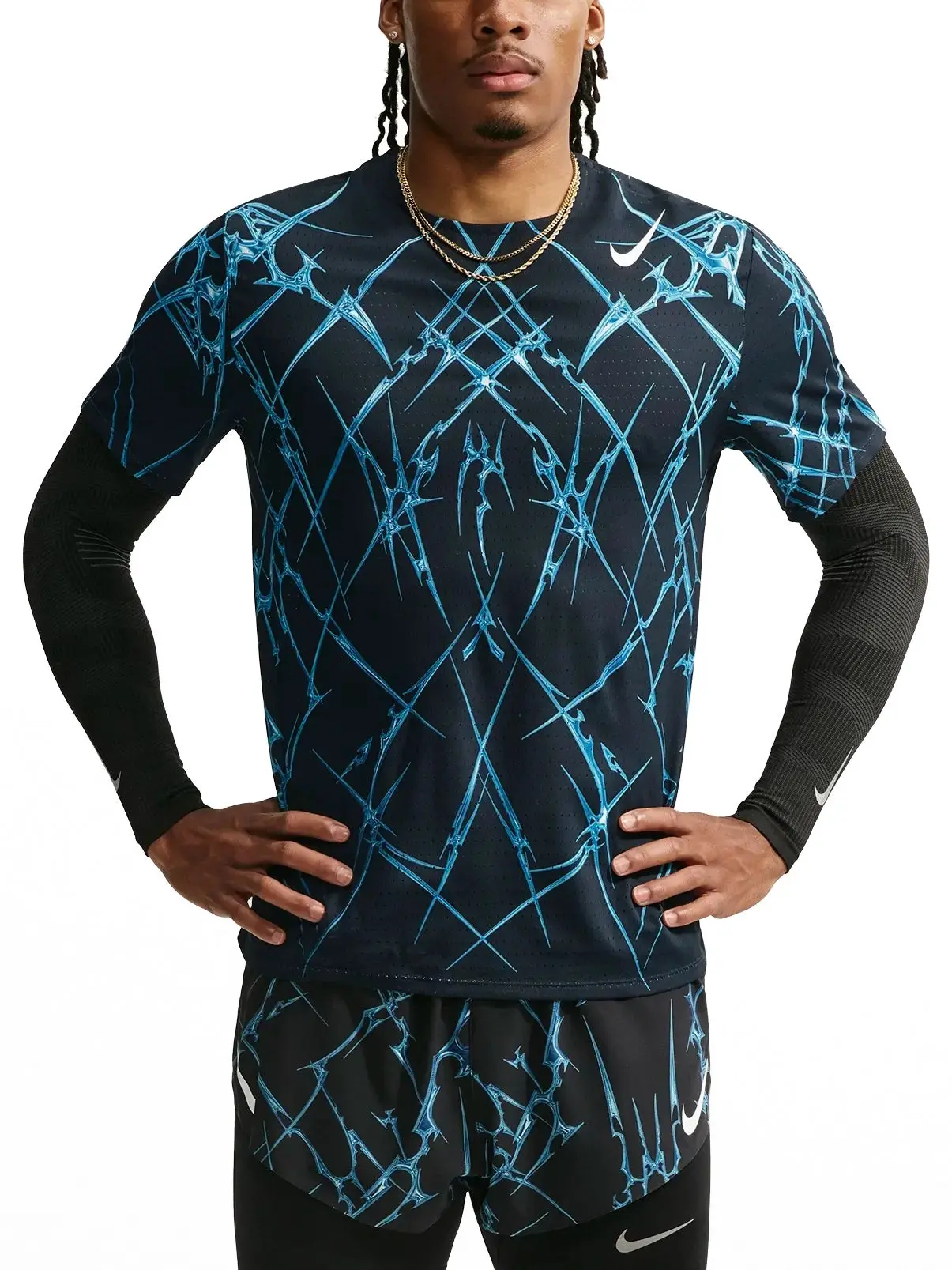 Nike Men's Dri-FIT ADV Aeroswift Short Sleeve AOP