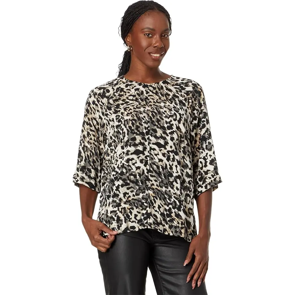 Raglan Short Sleeve Blouse