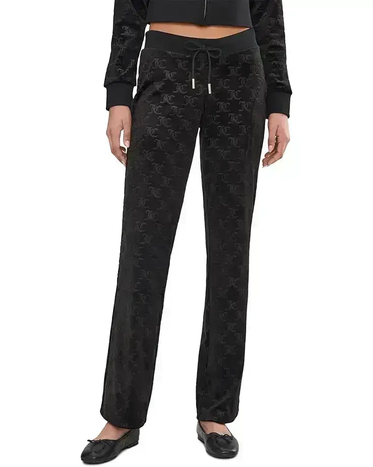 Women's Juicy Couture Embossed Velour Track Pants