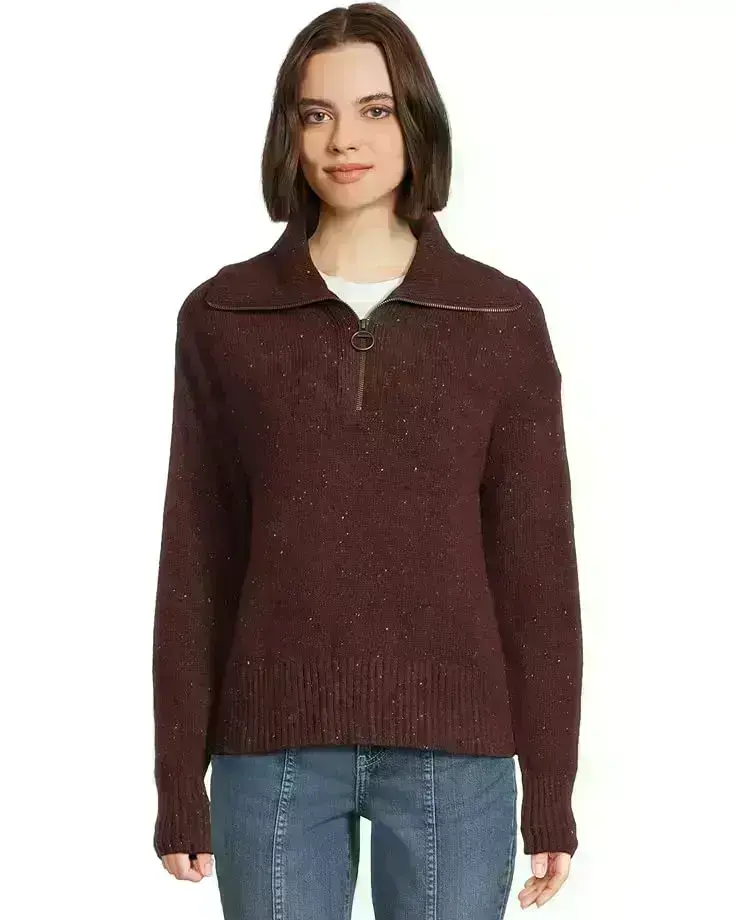 Barbour Lavensdale 1/2 Zip Knitted Jumper