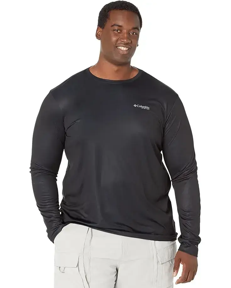 Men's Columbia Big & Tall Terminal Tackle PFG Fish Flag™ Long Sleeve Shirt