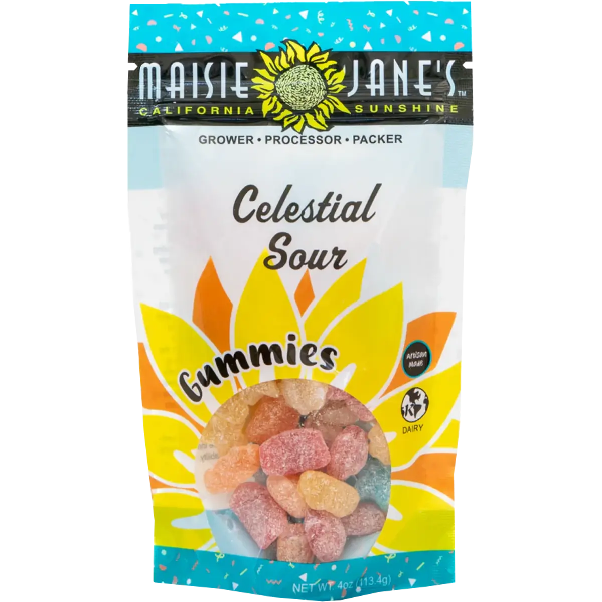 Celestial Sour Gummies 4 oz