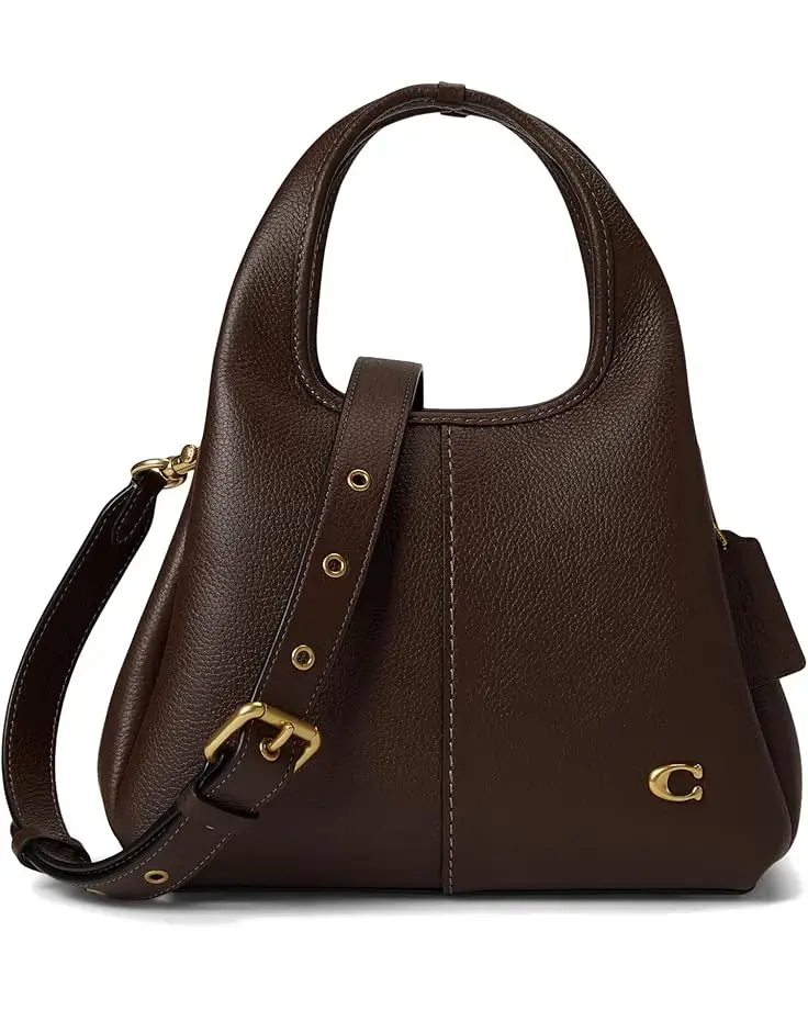 Women's COACH Polished Pebble Leather Lana Shoulder Bag 23