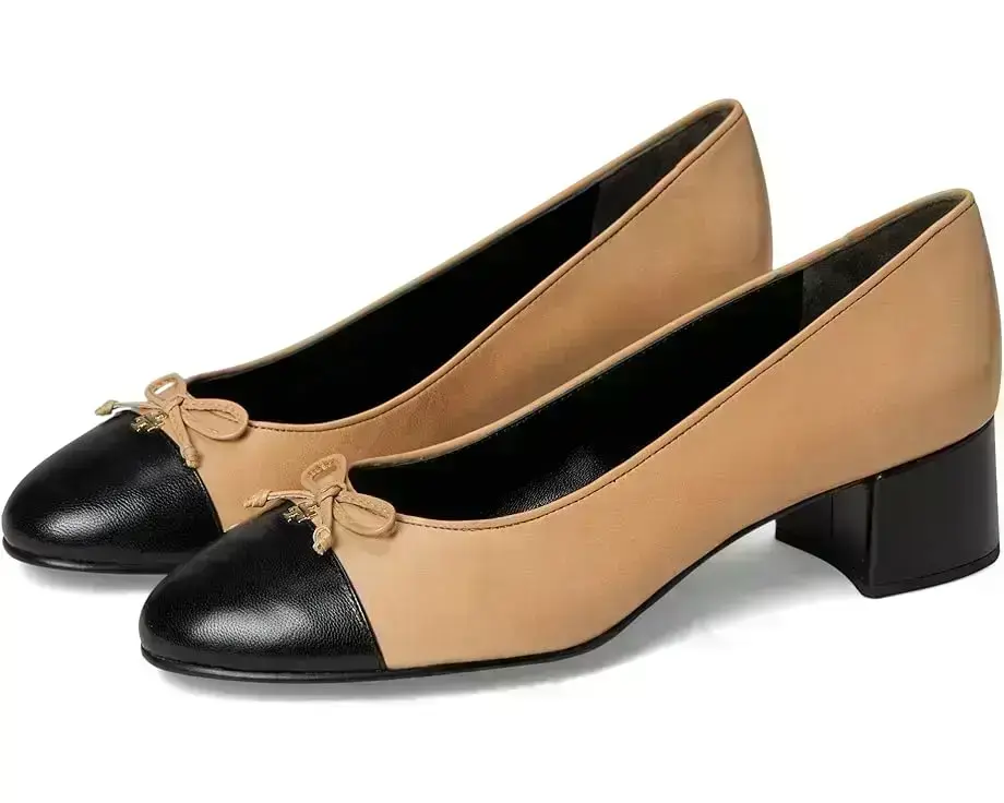 Women's Tory Burch 45 mm Cap-Toe Pump