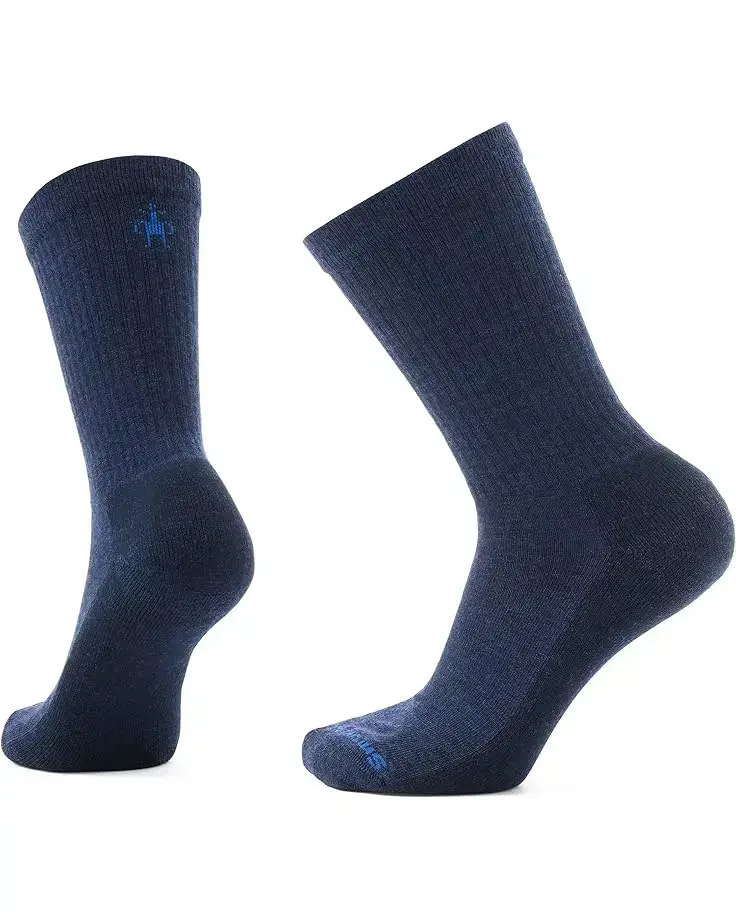 Unisex Smartwool Everyday Solid Rib Crew Socks