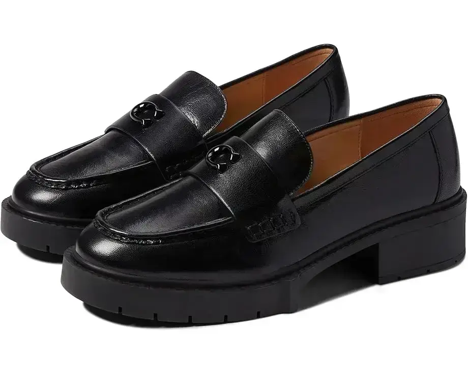 Women's COACH Leah Leather Loafers