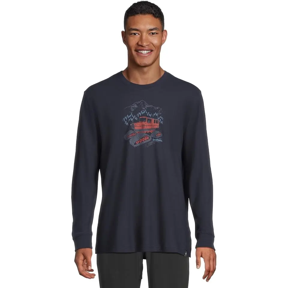Snowcat Graphic Long Sleeve Graphic Tee