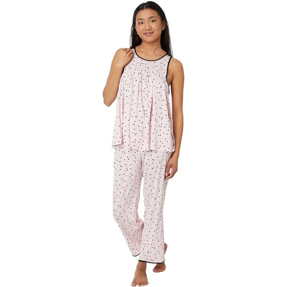 Scattered Dot Cropped PJ Set