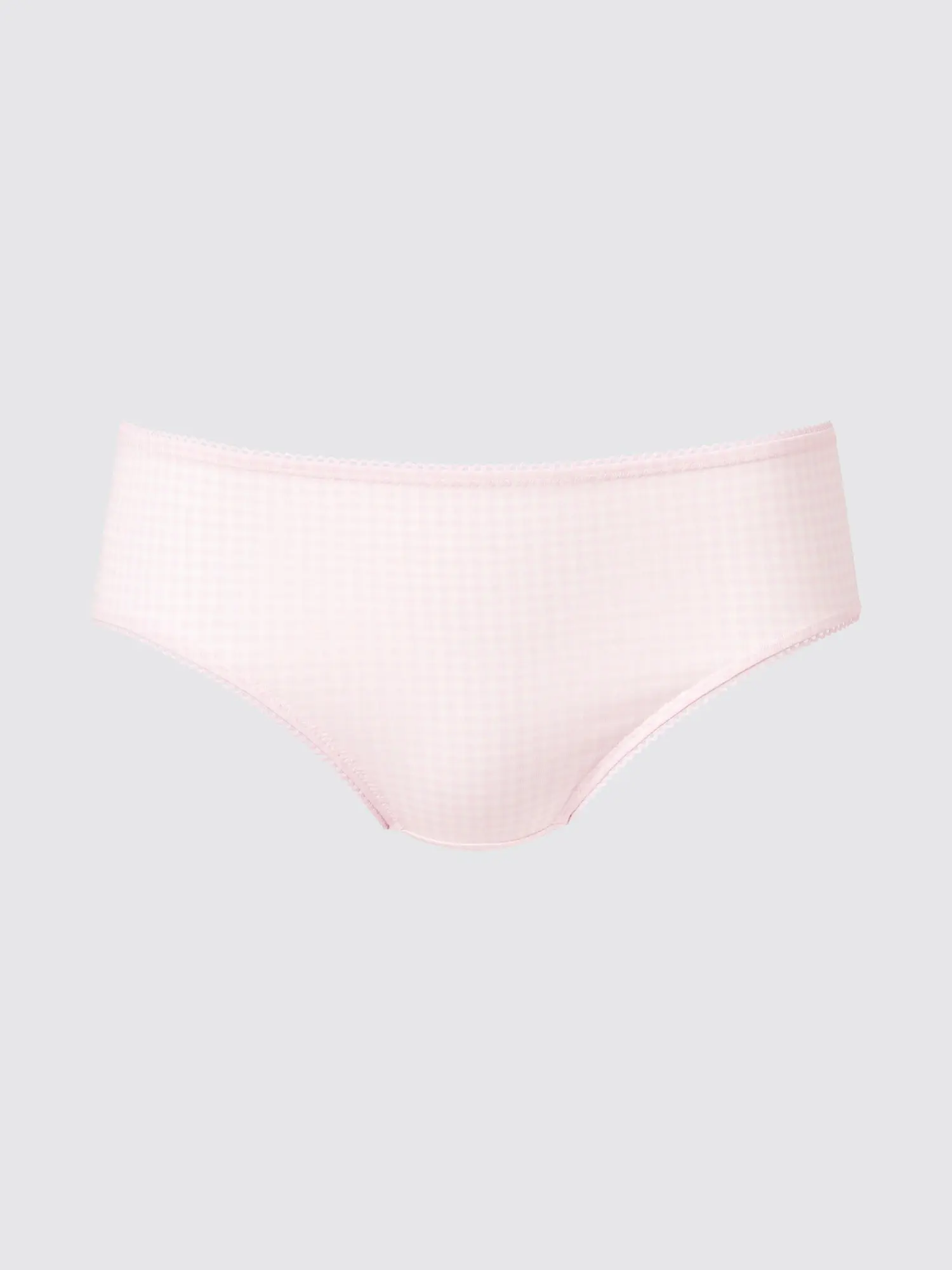 Шорты из мягкого модала (средняя посадка) в клетку gingham