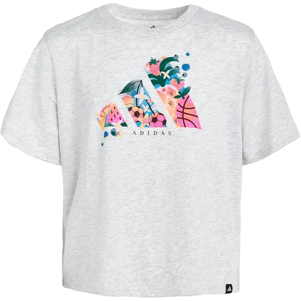 Graphic Heather Tee (Big Kid)