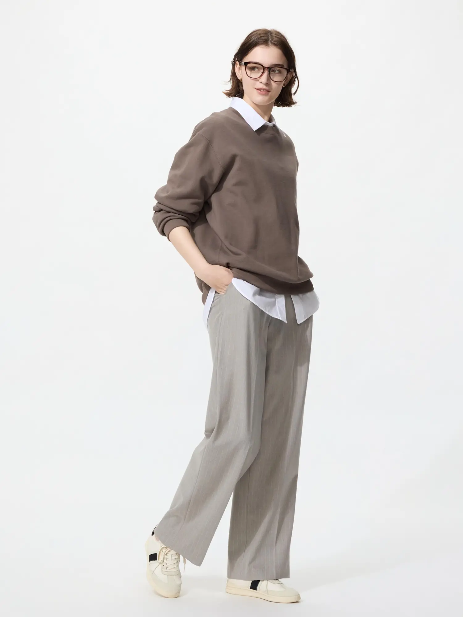 Широкие брюки в складку/в полоску/удлинённые