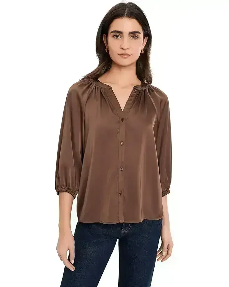 Women's Vince Camuto Raglan Sleeve Button-Down Blouse