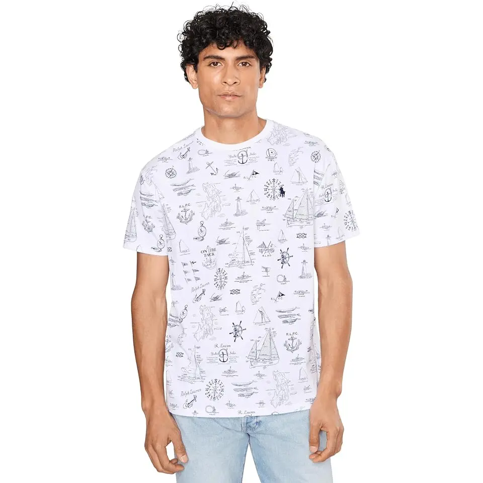 Classic Fit Nautical Jersey T-Shirt