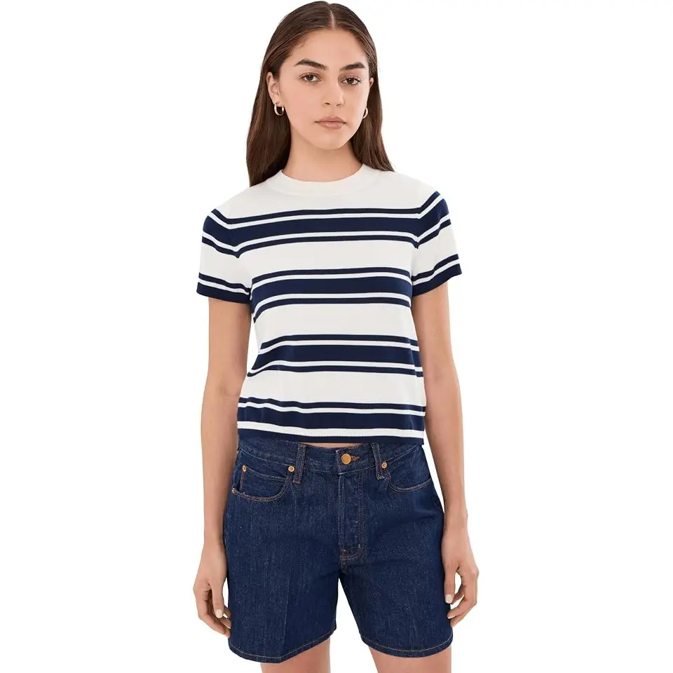 Nerida Striped Sweater Tee