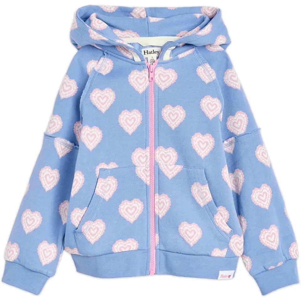 Heart Burst Full-Zip Hoodie (Toddler/Little Kid/Big Kid)