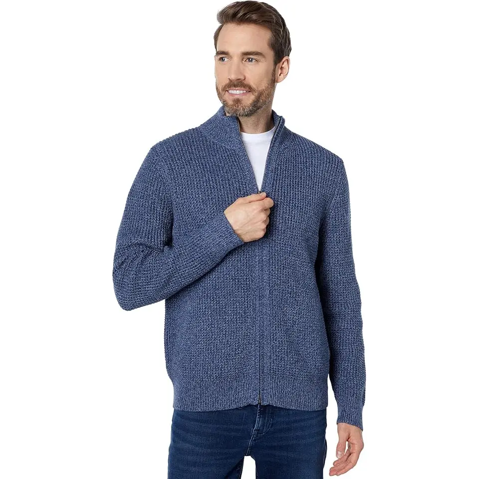 Organic Cotton Full Zip Sweater