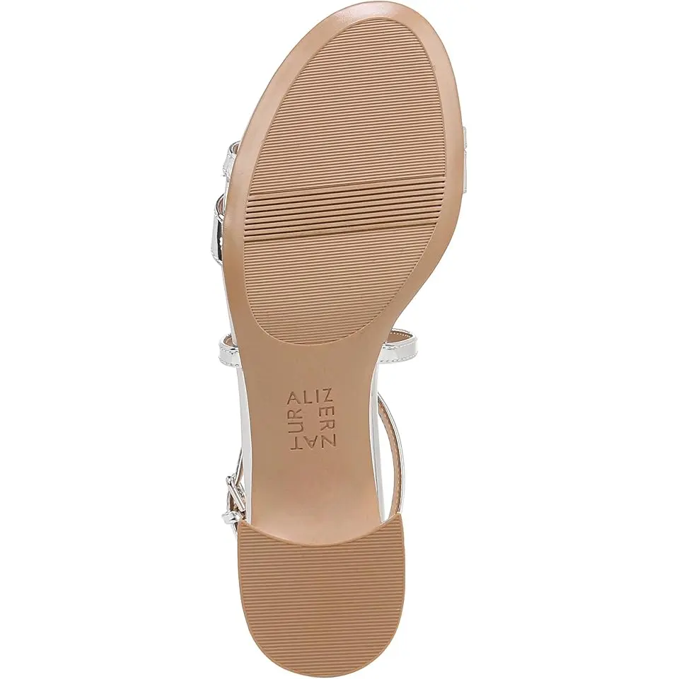 June Strappy Low Block Heel Dress Sandal