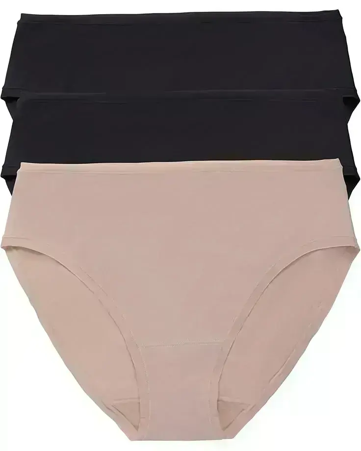 Women's Natori Bliss Bare Cotton Hipster 3-Pack