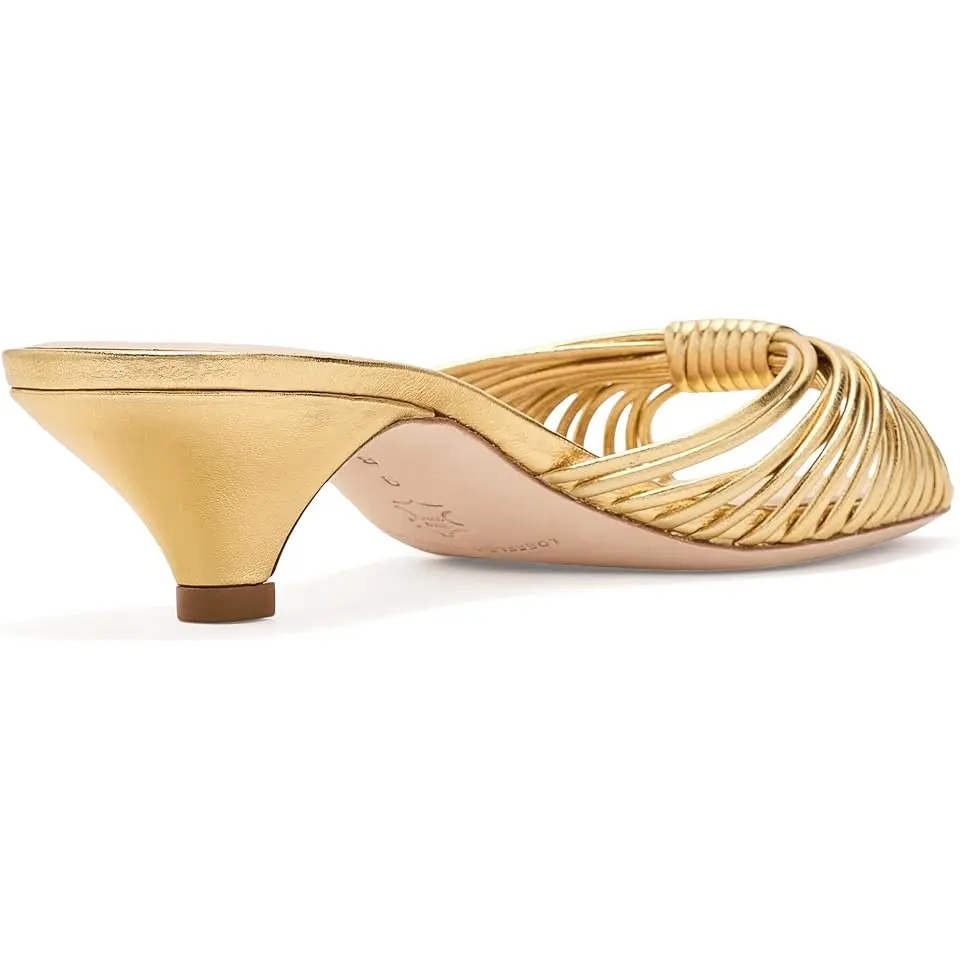 Dixie Leather Kitten Heels