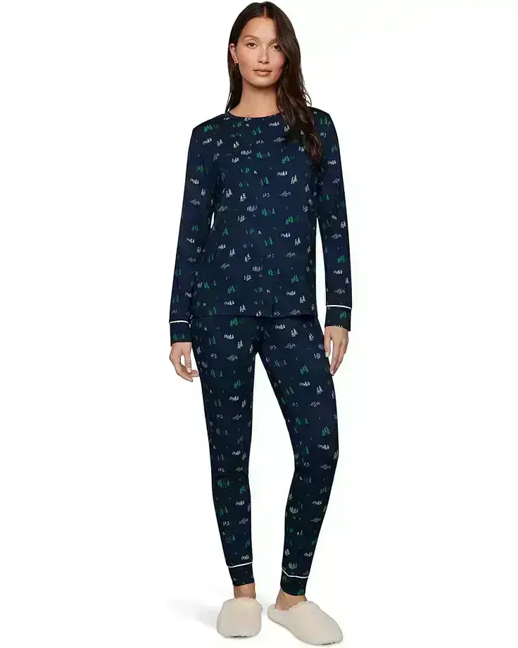 Women's Eberjey Gisele Printed Crew PJ Set
