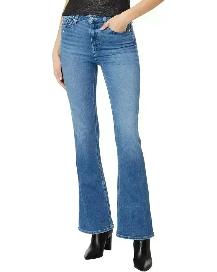 Women's Paige High-Rise Laurel Canyon 32" in Rock Show Distressed