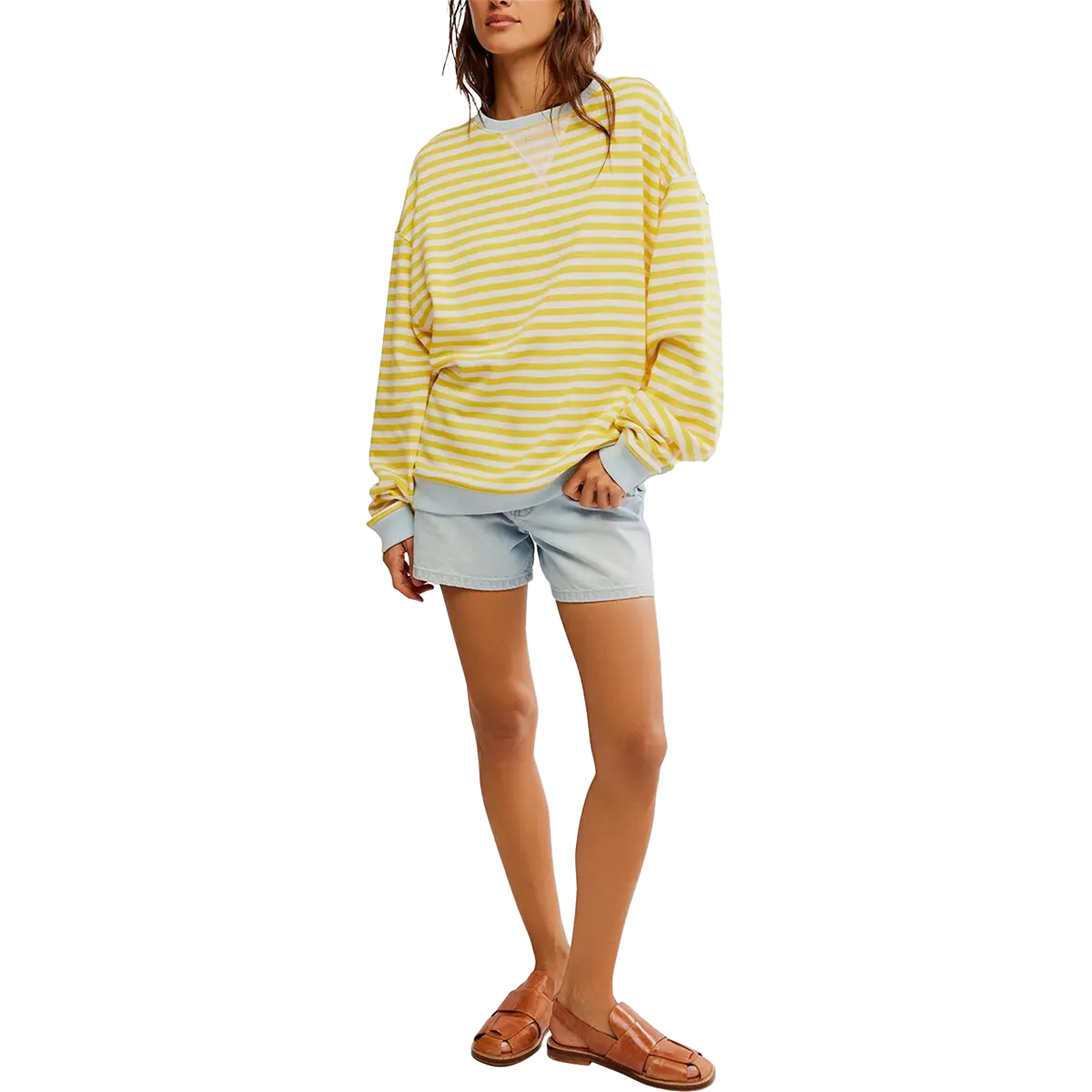 Women's Classic Striped Crew