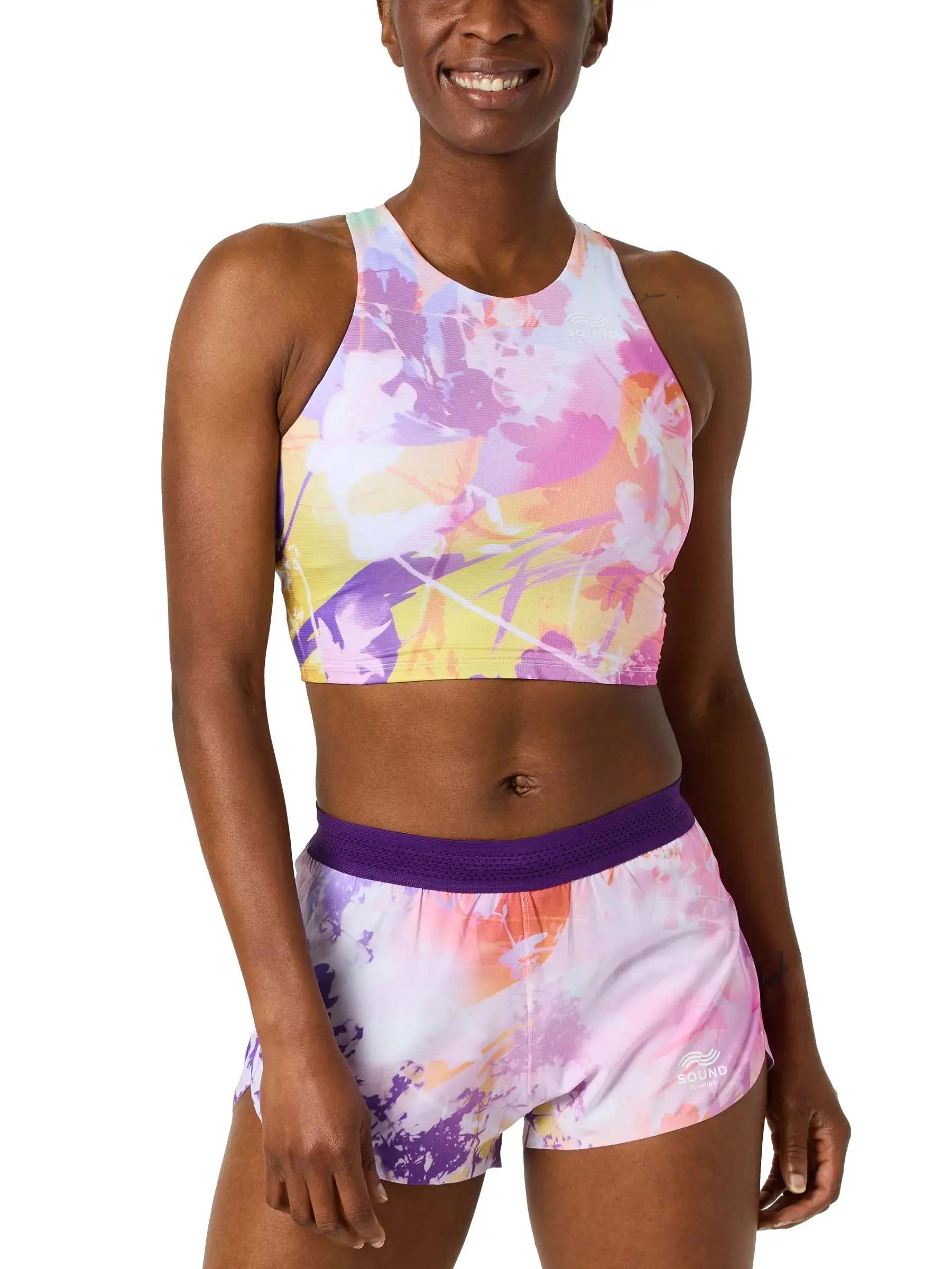 Sound Running Women's Speed Gallery Crop Tank