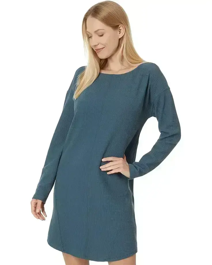 Seamed Boatneck Dress
