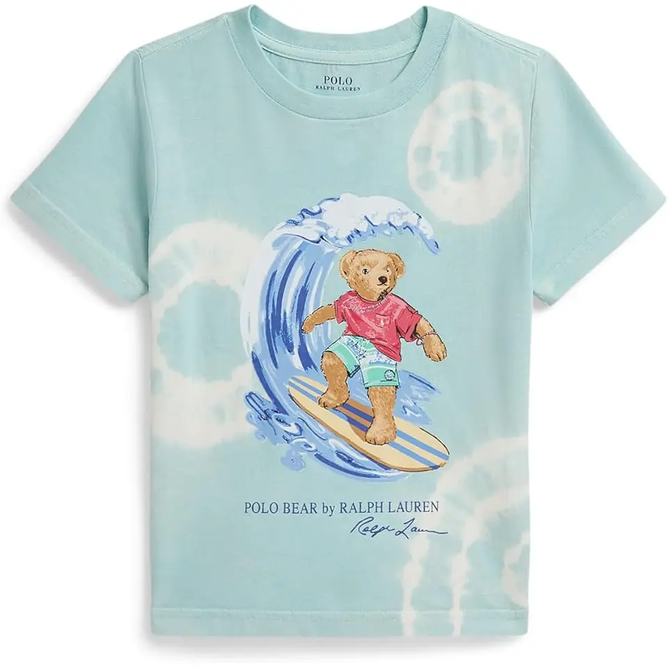 Tie-Dye Polo Bear Cotton Tee (Toddler/Little Kid)