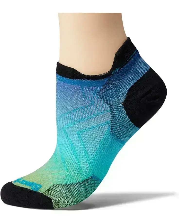 Women's Smartwool Run Zero Cushion Ombre Print Low Ankle