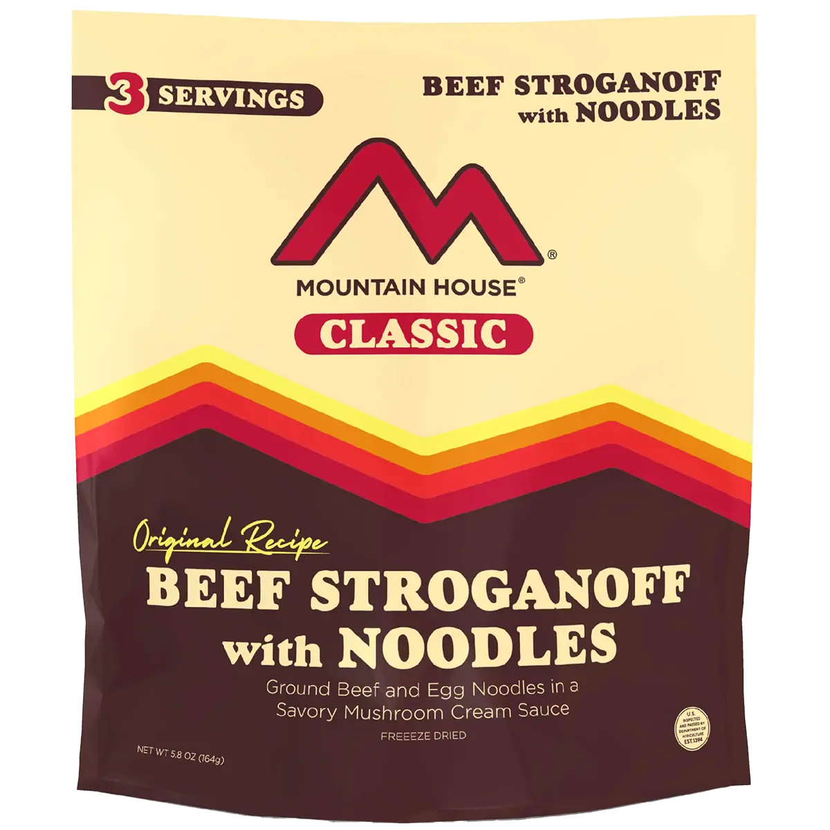 Classic Beef Stroganoff with Noodles (3 Servings)