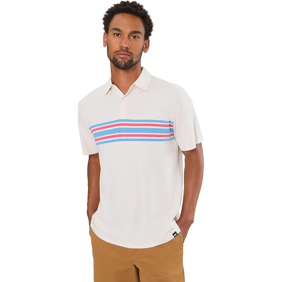 Surf Chest Stripe Short Sleeve Polo