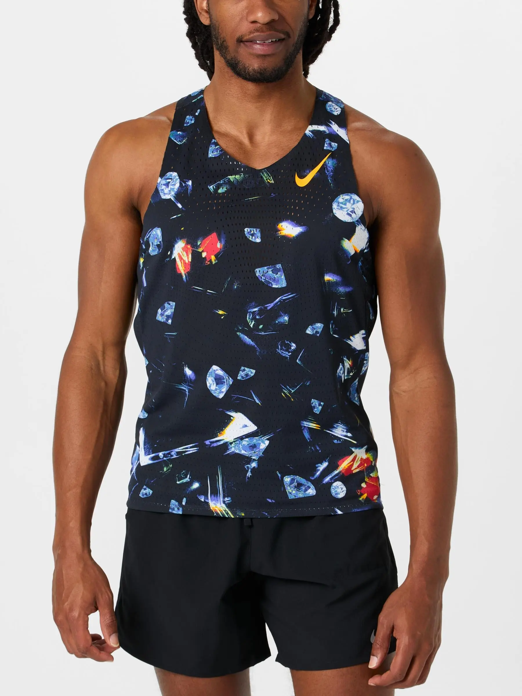 Nike Men's Dri-FIT Aeroswift AOP Singlet